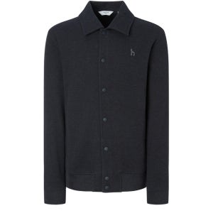 [헤지스 남성] 차콜 카라 블루종 스? 점퍼 HZTS5D101CG