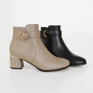 인텐스 by 엘칸토 여성 버클 앵클 부츠 5cm LCWA69I54V