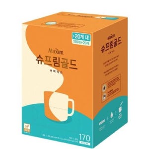 음료 동서 맥심 슈프림골드 커피믹스 150T+20T