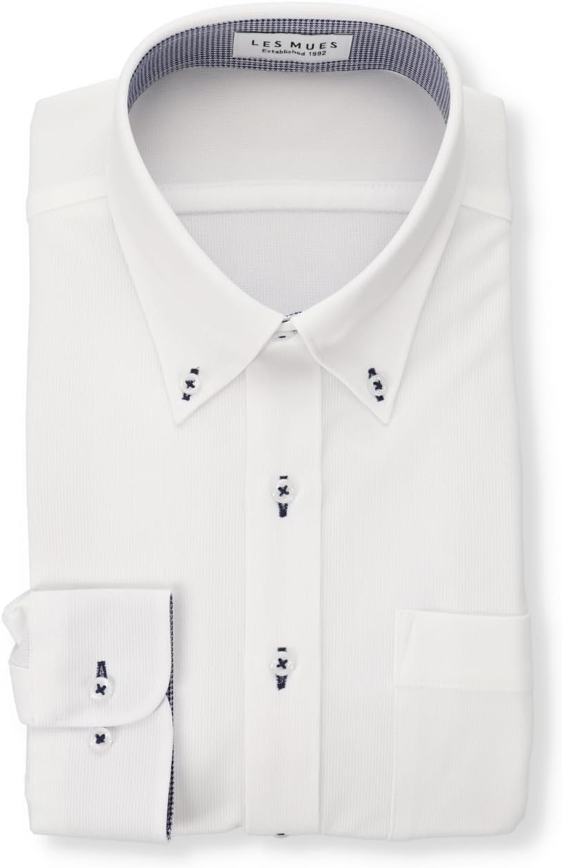 아오키 에어쿨 셔츠 남성용 긴팔 39cm-86cm 흰색 버튼<b>다운</b> WK5025S