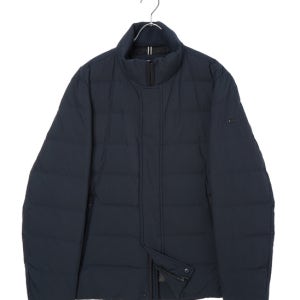 [헤지스 남성] [시즌오프]네이비 단색 구스다운 패딩점퍼 HZJU5D403N3