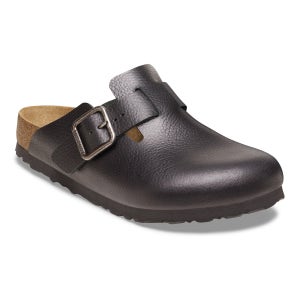 보스턴 WB 천연 가죽 빈티지 우드 블랙