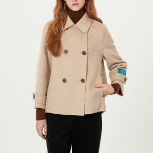 [키이스] 캐시미어 더블 버튼 자켓 KE24W1FRJ2391