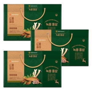 녹용 홍삼 70mlx30포 3박스