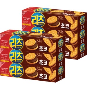 리츠 샌드위치 크래커 초코 77g x 6개