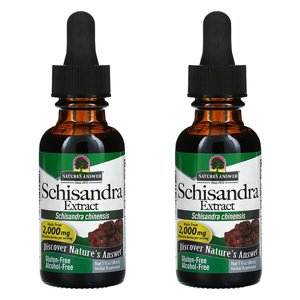 네이처스앤서 <b>오미자 추출물</b> 알콜프리 2000mg 30ml 액상 x 2개