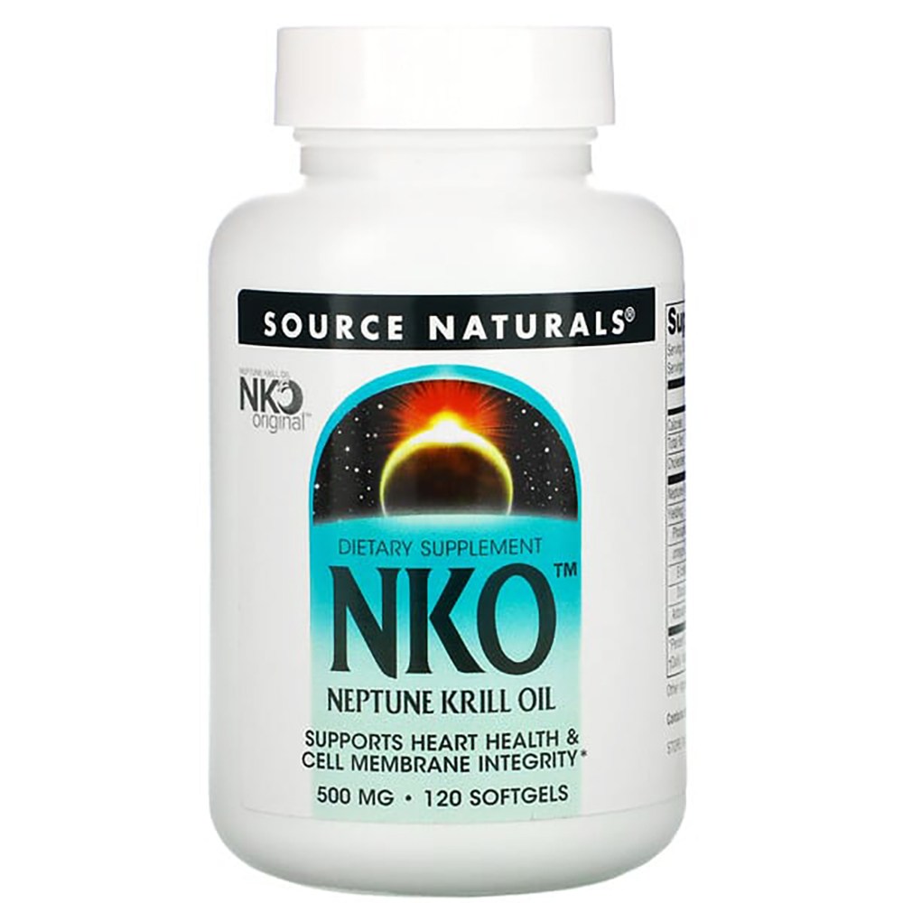 소스내추럴스 NKO <b>넵튠 크릴 오일 500mg</b> 120캡슐
