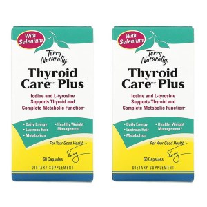 <b>테리 내추럴리</b> Thyroid Care 플러스 60캡슐 아이오딘 요오드 x 2개