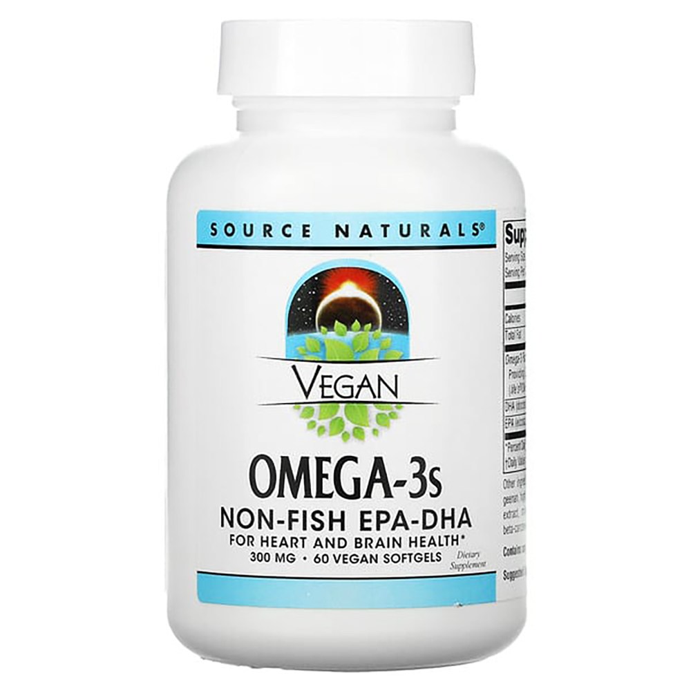 소스내추럴스 소스내추럴스 <b>비건 오메가-3</b>S <b>EPA-DHA 300mg</b> 60베지캡슐