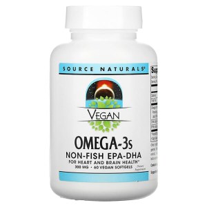 소스내추럴스 소스내추럴스 <b>비건 오메가-3</b>S <b>EPA-DHA 300mg</b> 60베지캡슐