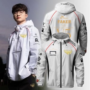 ユングガイハ T1 20 周年 Faker 限定版 ジャケット ユニフォーム ユングガイハ T1 20 周年 Faker 限定版 ジャケット ユニフォーム