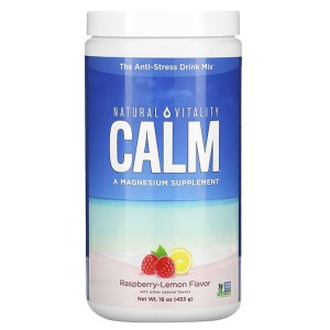 내추럴 바이탈리티 CALM 드링크 믹스 라즈베리 <b>레몬</b> 맛 <b>453g</b>