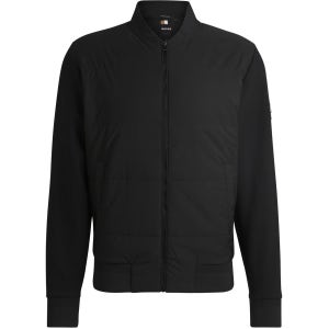 휴고보스 패딩 프론트 포켓 블랙 집업 스웨트셔츠 남성 풀 지퍼 스웻셔츠 패디드 Men s HBB Skiles100 Full Zipped Sweatshirt, Pa 145027179