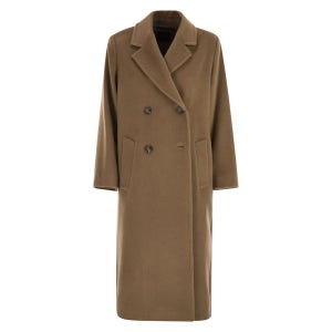 [위켄드막스마라] (WOMAN) 25FW ZUFOLO - Double-breasted coat in wool and alpaca 2525016092600