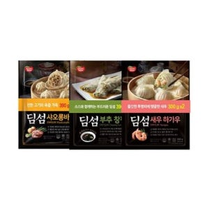 돼지고기 동원 딤섬 새우하가우300g x 2봉+부추창펀 390g 2봉