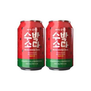 보람바이오 수박소다 350ml 48캔 대량구매