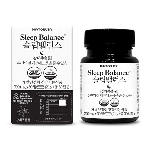 파이토뉴트리 슬립밸런스 700mg x 30정, 1개