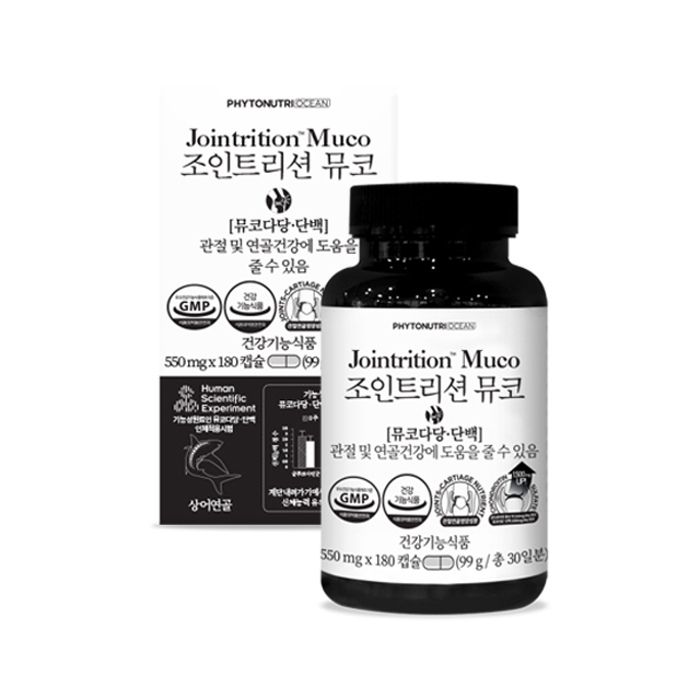 파이토뉴트리 조인트리션 뮤코 550mg x 180캡슐, 1개