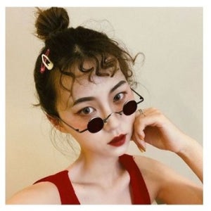 레옹 선글라스 블루 이벤 할로윈 장식 셀프사진 기념 인스타 유투브