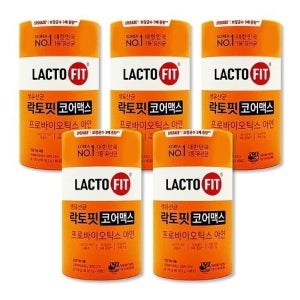 종근당건강 생유산균 락토핏 코어맥스 2g x 60포 x 5통 TWL