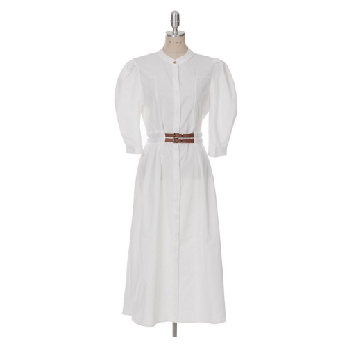 딘트 실크 셔링 원피스