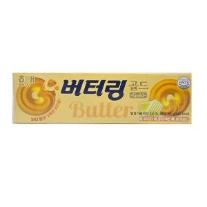 [해태] 해태제과 버터링 골드 65g 1개
