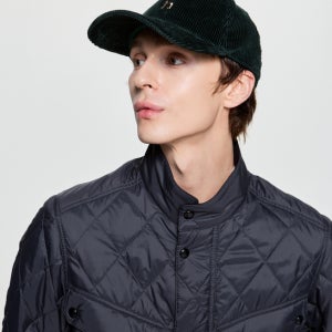 [헤지스 남성] [아이코닉] 그린 코듀로이 볼캡 HZHE5F101E3