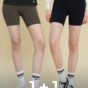 필라테스의상 익스트림프로 바이커 3.5부 요가복 레깅스 1+1
