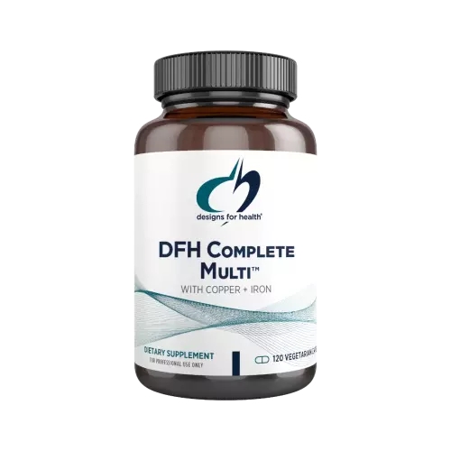 [3팩]<b>디자인포헬스 구리</b> + 철분 함유 DFH Complete Multi 120정