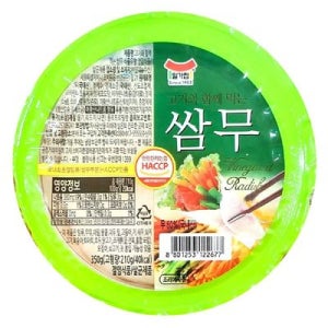 일미 무쌈 흰색 350g X15 와사비쌈무 무쌈 반찬 와사