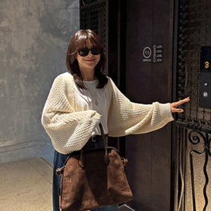 허밍 볼레로 니트 가디건