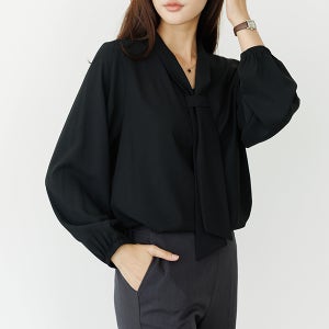 엘도르타이블라우스 TBE4055[블랙,진베이지,66,77,88,99,100,110]