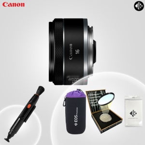 캐논 RF 16mm F2.8 STM + 포켓융 + 방수파우치 +렌즈 클리닝펜+ 슬림 MCUV 43mm필터 _WJK