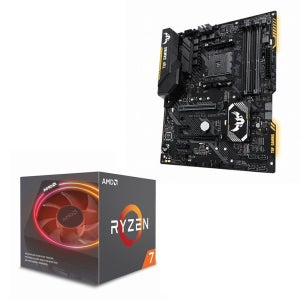 ASUS TUF X470-PLUS GAMING 메인보드+Ryzen 7 2700X CPU 번들 백패널 포함