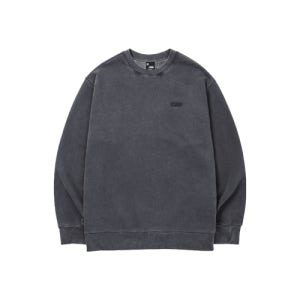 [에프씨엠엠] 베이직 스몰 로고 맨투맨(피그먼트) - 차콜 FC307000CC