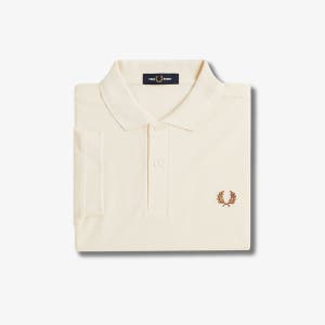 [프레드페리 어패럴] [M6000] 플레인 프레드페리 셔츠 - 에크루 AFPM2436000-X02