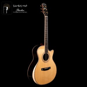 피어리스기타 PGAC-75 BEVEL 로즈우드 올솔리드 어쿠스틱 기타 베벨컷