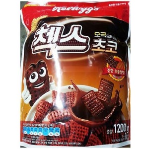 첵스초코시리얼(켈로그 1.2K)X4 시리얼 첵스 HMR 간식