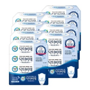 [하프클럽]깨끗한나라 닥터비데 화장실용 물티슈 캡형 46매 4입 8팩