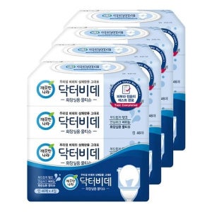 [하프클럽]깨끗한나라 닥터비데 화장실용 물티슈 캡형 46매 4입 4팩