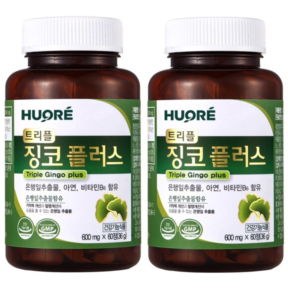 <b>트리플징코플러스</b> 2병 내츄럴가이아  60정  2개