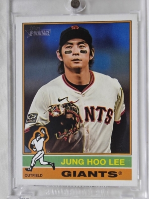 2025 TOPPS HERITAGE 헤리티지 이정후 샌프란시스코 자이언츠 MLB 야구 카드