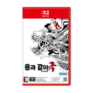 닌텐도 스위치2 용과 같이 극1 한글판 예약 일러스트 색지 특전 11/12 출고
