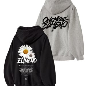 [엘리메노] [SET] EL 웨이브 데이지 ver2 후드티셔츠 2종 패키지 25fw1nddrop-pack8