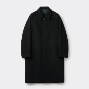 [커스텀멜로우] Black Balmacaan Coat C9CAW25611BKX C9CAW25611BKX