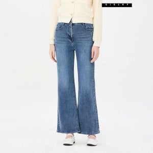 시슬리 솔트 워싱 부츠컷 데님 팬츠 SADP34461