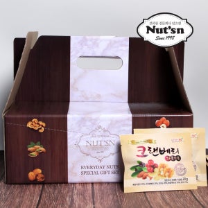 넛츠앤 하루견과 선물세트 - 크랜베리 50봉 아몬드 데일리요거트 하루너츠 견과선물