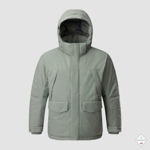 [코오롱스포츠][KOLON SPORT]남성 윈드스토퍼 중기장 다운(TLJDW24661KGY)