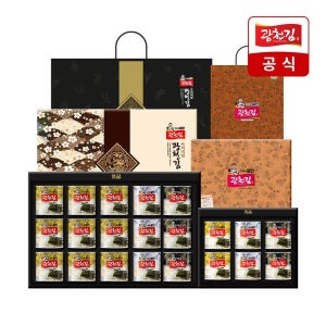 광천김 [오늘만특가] 광천김 프리미엄 캔김 선물세트 6호 (캔김6캔+쇼핑백) 외 BEST