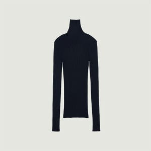 그로브 Aya High Neck Knit (Navy)